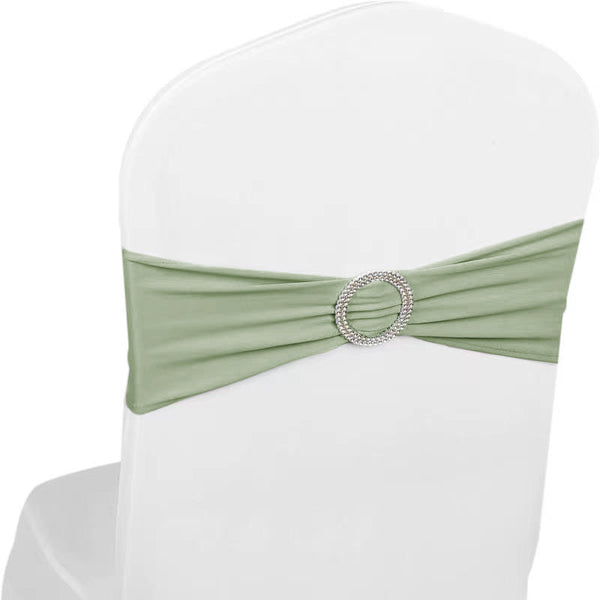 Elasticity Stretch Chair Cover Band - Dusty Green