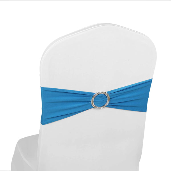 Elasticity Stretch Chair Cover Band - Turquoise