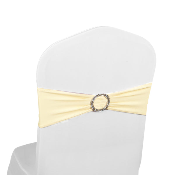 Elasticity Stretch Chair cover Band - Ivory