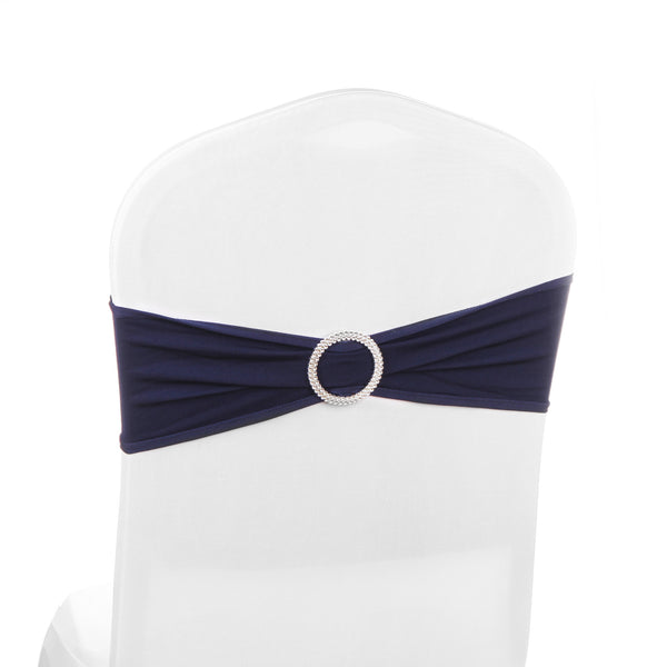 Elasticity Stretch Chair cover Band - Navy Blue