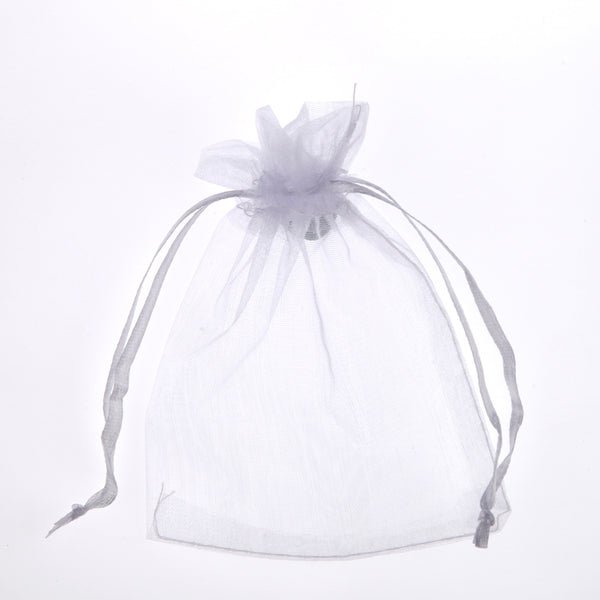 Organza Gift Bags - Silver