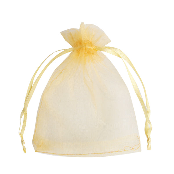 Organza Gift Bags - Gold
