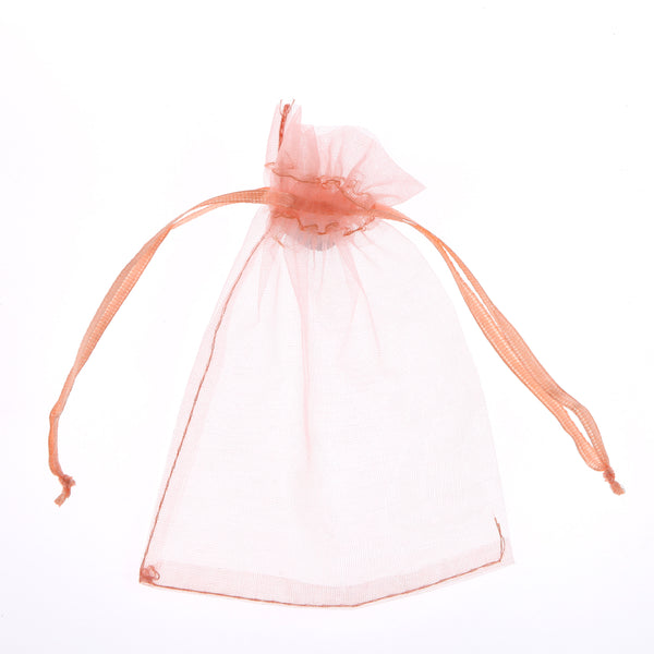 Organza Gift Bags - Peach