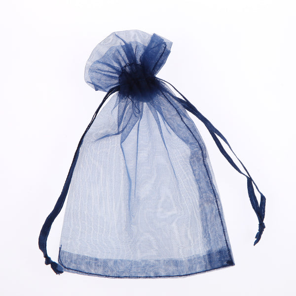Organza Gift Bags - Navy Blue