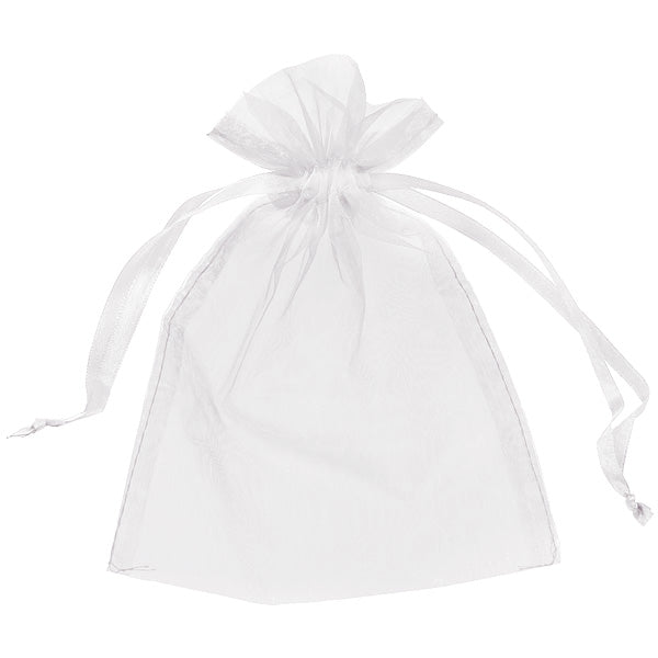 Organza Gift Bags - White