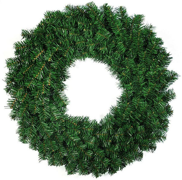 Plain Christmas Wreath Green Spruce 40cm Rings Pine Wreath Xmas Door Craft