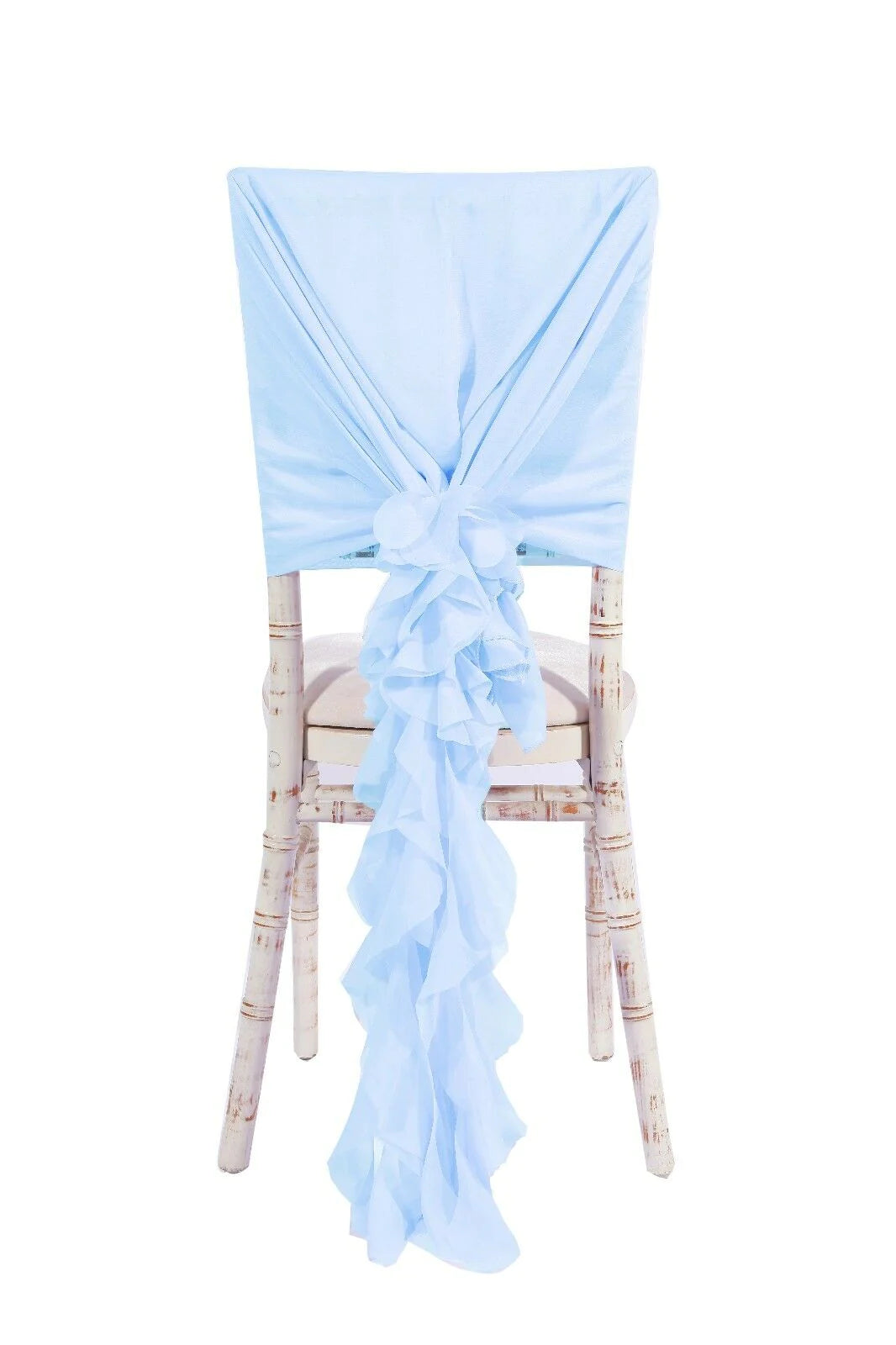Ruffles Chiffon Chair Sashes – The Chair Cover Company
