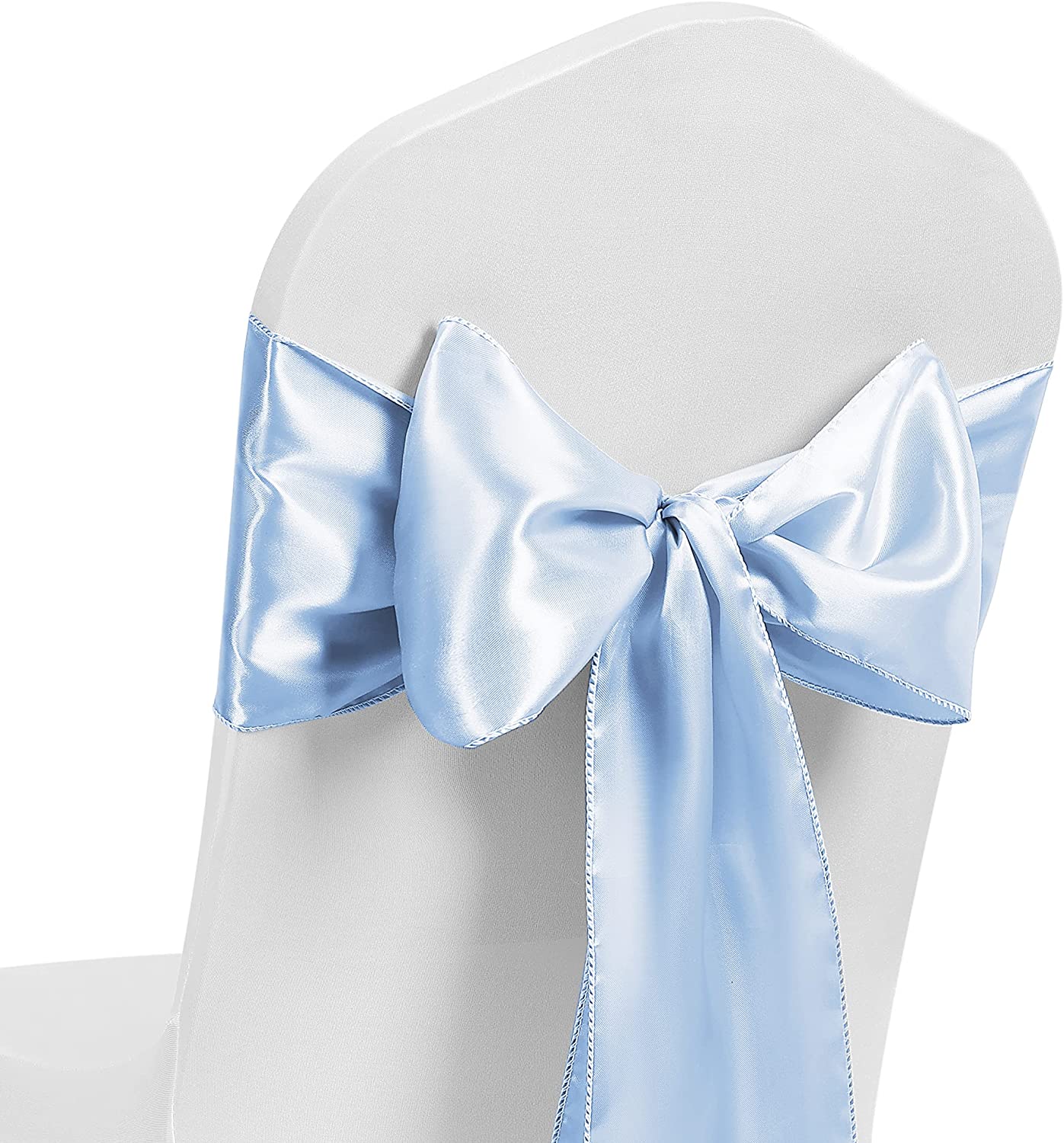 Satin Chair Sash Bow Back Tie Ribbon For Wedding Banquet Decoration ...