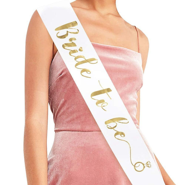 Gold Bride To Be Sash Hen Party Do Sash Bridal Shower Hen Partys Wedding Accessories